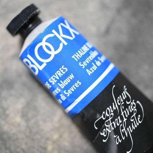 451 Thaline Blue Blockx Oil Colour, 35ml tube.