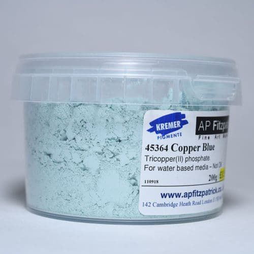 45364 Copper Blue Kremer Pigment, 200g plastic container