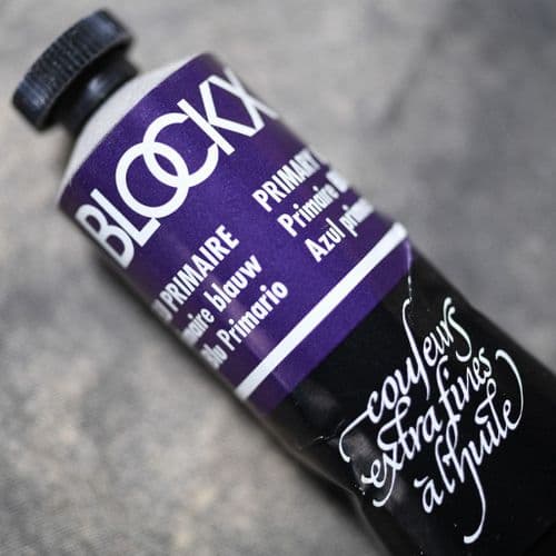 455 Primary Blue Blockx Oil Colour, 35ml tube.