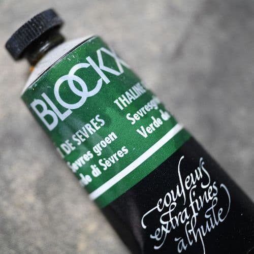 462 Thaline Green Blockx Oil Colour, 35ml tube.
