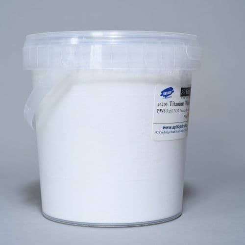 46200 Titanium White Kremer Pigment, 750g plastic container