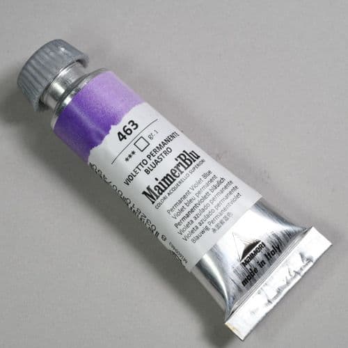 463 Permanent Violet Blue Maimeri Blu Watercolor, 12ml tube.