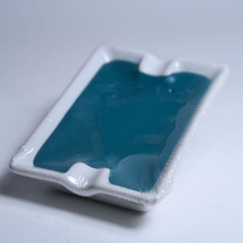 463 Turquoise Green Blockx Watercolour Giant Pan.