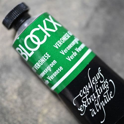 464 Veronese Green Blockx Oil Colour, 35ml tube.