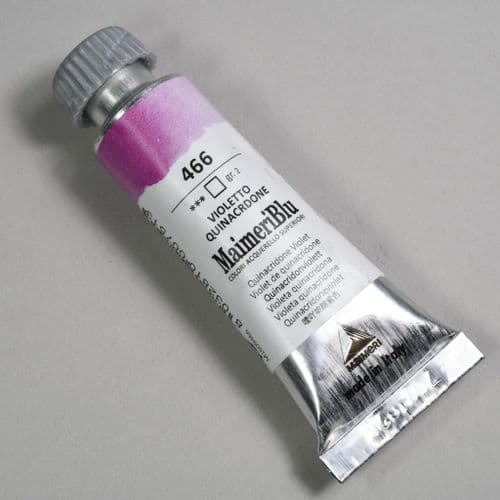 466 Quinacridone Violet Maimeri Blu Watercolor, 12ml tube.