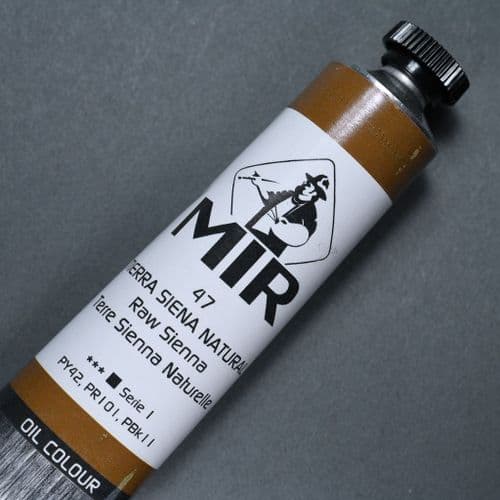 47 Raw Sienna Mir Oil Colour, 60ml tube