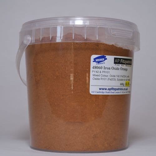 48060 Iron Oxide Orange Kremer Pigment, 600g