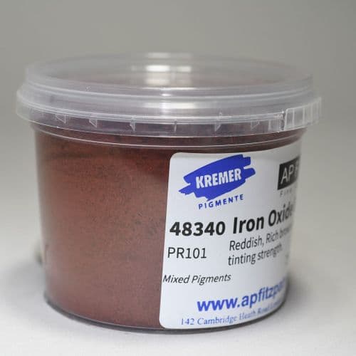 48340 Iron Oxide Brown 655 Kremer Pigment , 75g plastic container