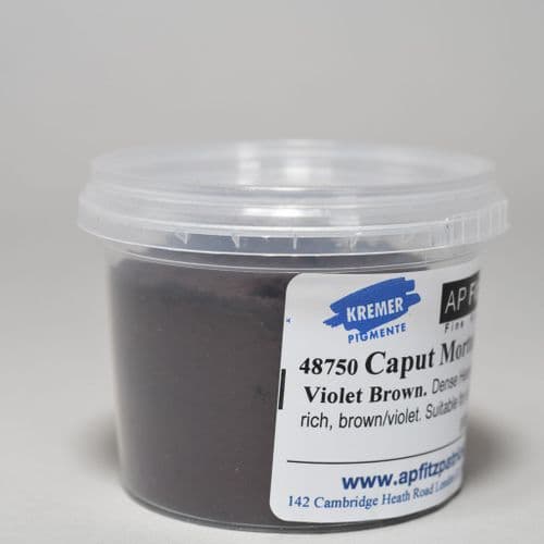 48750 Caput Mortuum Kremer Pigment, 100g plastic container