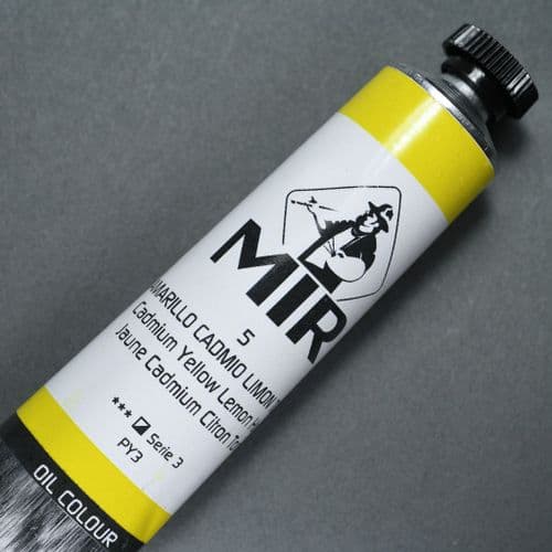 5 Cadmium Yellow Lemon Hue MIR Oil Colour, 60ml tube
