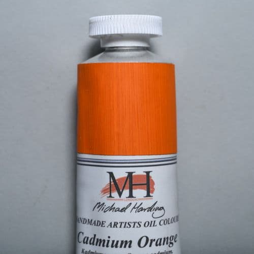 502 Cadmium Orange Michael Harding Oil Colour, 225ml tube. 5% off.