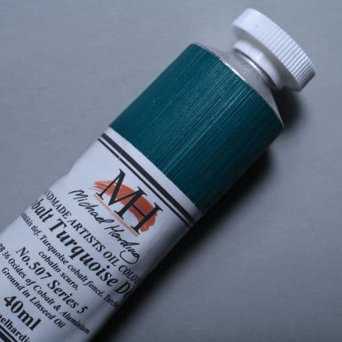 507 Cobalt Turquoise Deep Michael Harding Oil Colour, 40ml tube. 5% off.