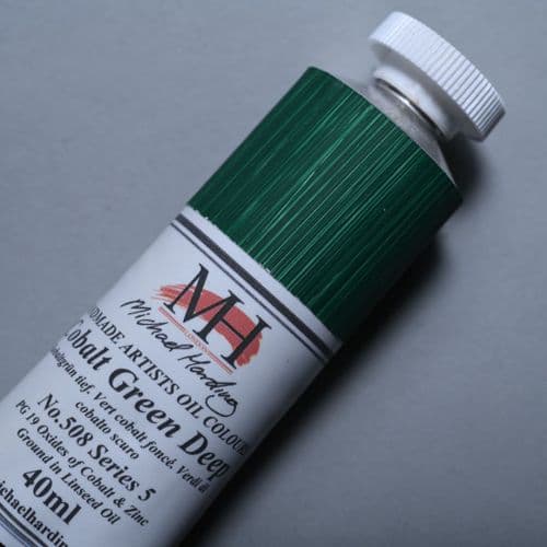 508 Cobalt Green Deep Michael Harding Oil Colour, 40ml tube. 5% off.