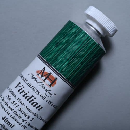 511 Viridian Michael Harding Oil Colour, 40ml tube. 5% off.