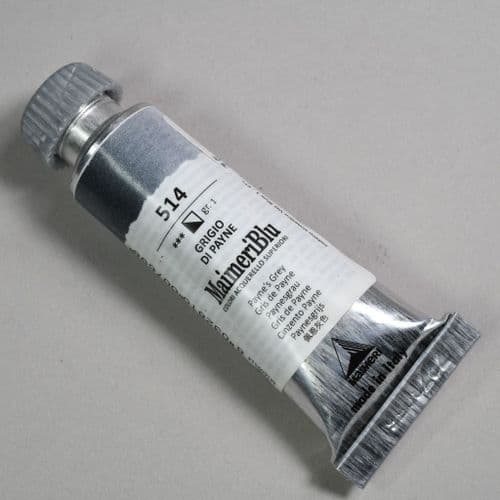 514 Paynes Grey Maimeri Blu Watercolor, 12ml tube.