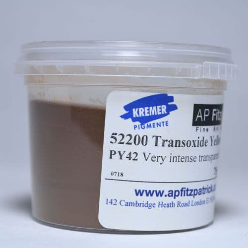52200 Transoxide Yellow Kremer Pigment, 75g