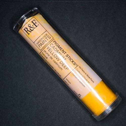 53 Cadmium Yellow Deep R&F Pigment Stick, 100ml stick