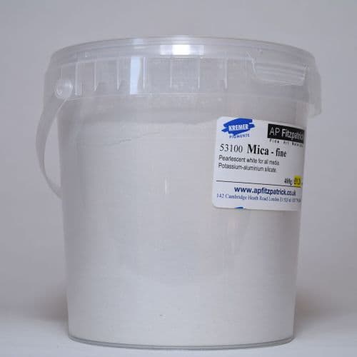 53100 Mica, Fine Pearlescent Powder Kremer Pigment, 400g plastic container