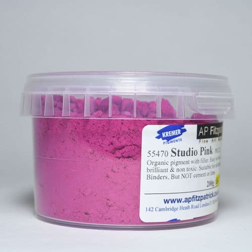 55470 Pink Studio Kremer Pigment, 200g plastic container
