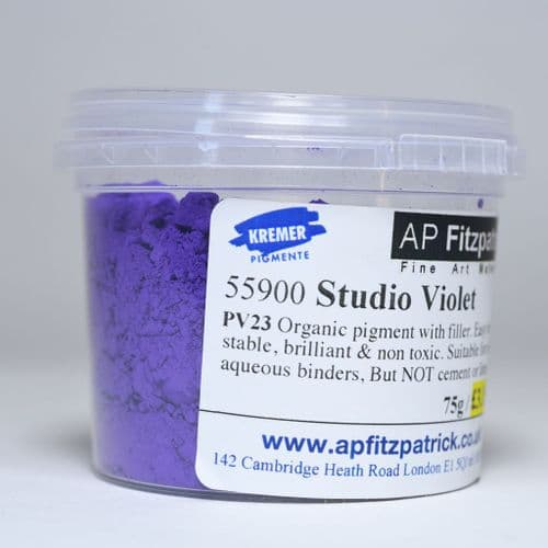 55900 Violet Studio Kremer Pigment, 75g plastic container