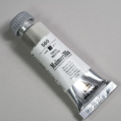 560 Neutral Tint Maimeri Blu Watercolor, 12ml tube. 20% 0ff (Discount applied at checkout)