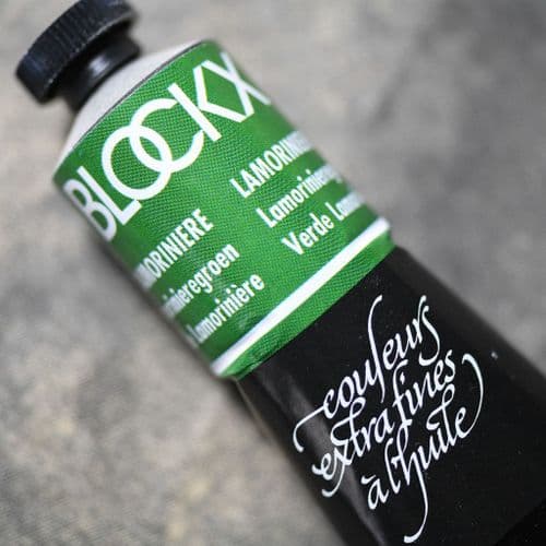 561 Lamoriniere Green Blockx Oil Colour, 35ml tube.