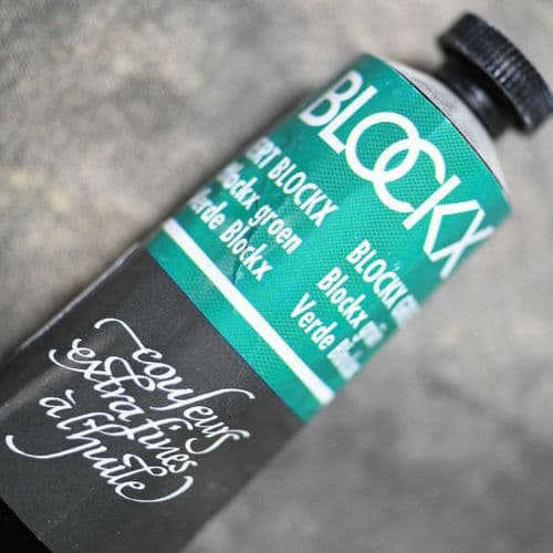 563 Blockx Green Blockx Oil Colour, 200ml tube.