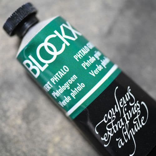 565 Pthalo Green Blockx Oil Colour, 35ml tube.