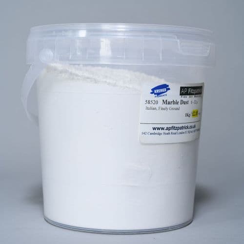 58520 Marble Dust, Fine Kremer Pigment, 1kg plastic container