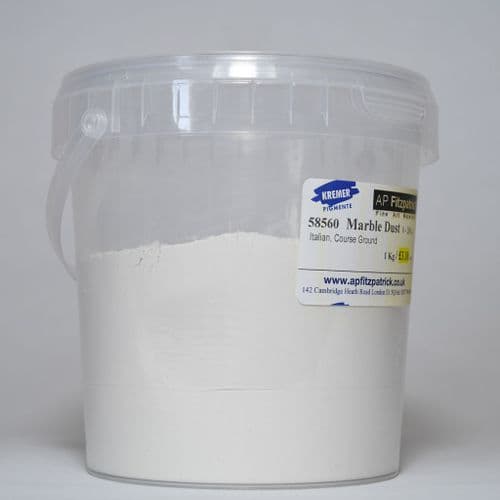 58560 Marble Dust, Coarse Kremer Pigment, 1Kg plastic container