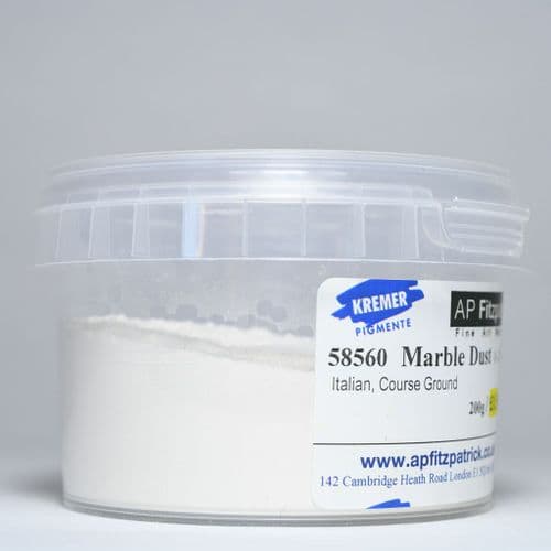 58560 Marble Dust, Coarse Kremer Pigment, 200g plastic container