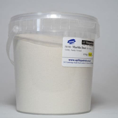 58580 Marble Dust Gritty Kremer Pigment, 1.5Kg plastic container
