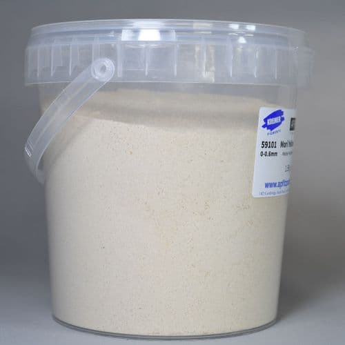 59101 Mori Yellow Marble Powder 0 - 0.6mm. Kremer Pigment, 1.5kg plastic container