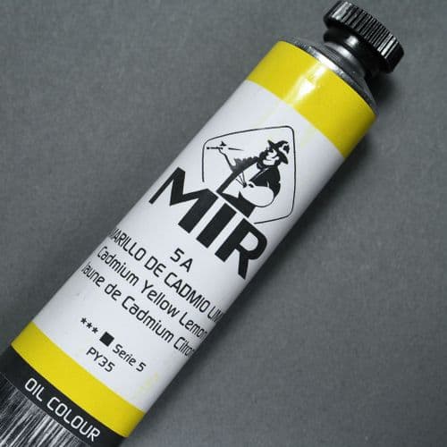 5A Cadmium Yellow Lemon MIR Oil Colour, 60ml tube