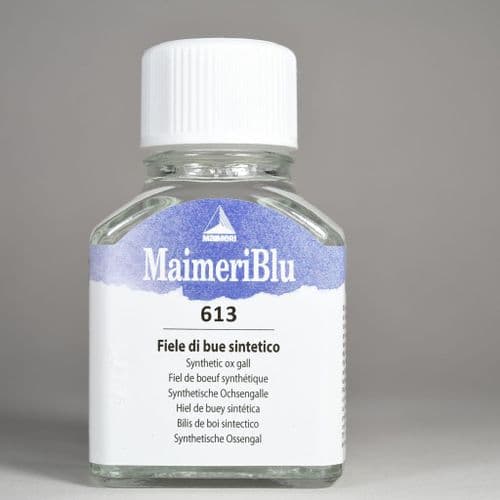 613 Synthetic Oxgall, Maimeri Blu. 75ml bottle.