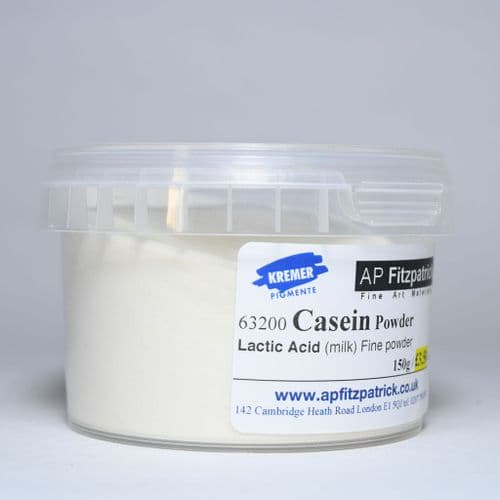 63200 Casein Powder Kremer Pigment, 150g plastic container
