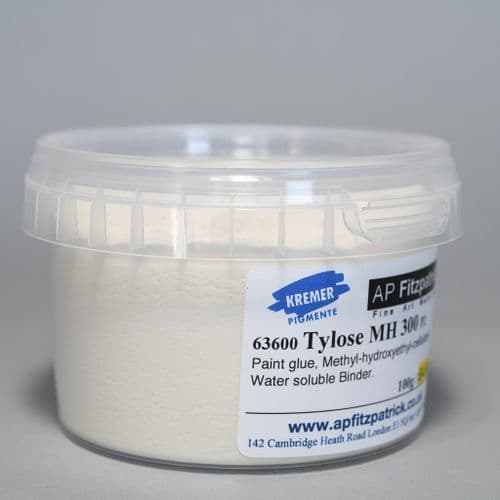 63600 Tylose MH300, Kremer Pigment. 100g plastic container