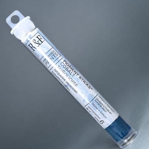 64 Cobalt Turquoise R&F Pigment Stick, 38ml stick