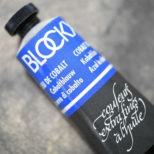 652 Cobalt Blue Blockx Oil Colour, 35ml tube.