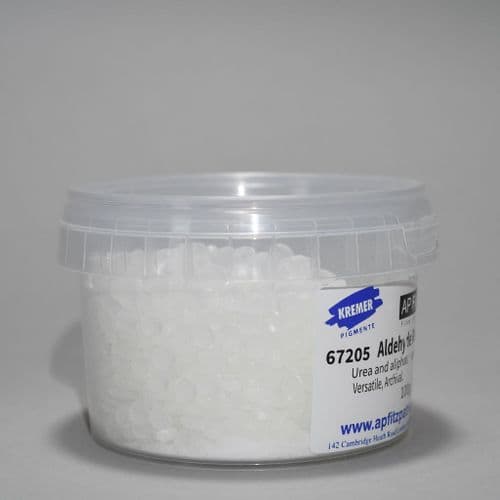 67205 Aldehyde Resin A101 Aldehyde varnish resin. Kremer 100g plastic container