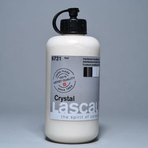6721 Red Lascaux Crystal Acrylic, 250ml bottle