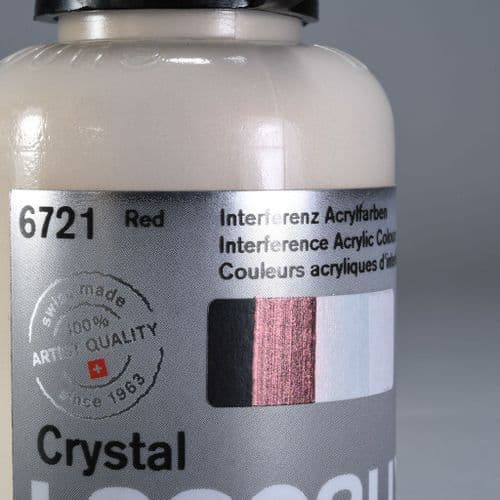 6721 Red Lascaux Crystal Acrylic, 85ml bottle. 10% 0ff (Applied at checkout).