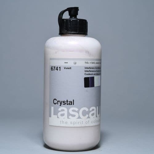 6741 Violet Lascaux Crystal Acrylic, 250ml plastic container