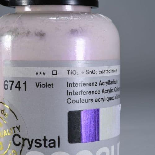 6741 Violet Lascaux Crystal Acrylic, 85ml plastic container