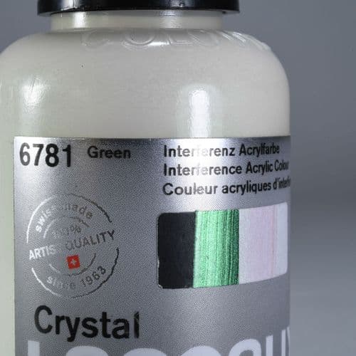 6781 Green Lascaux Crystal Acrylic, 85ml bottle