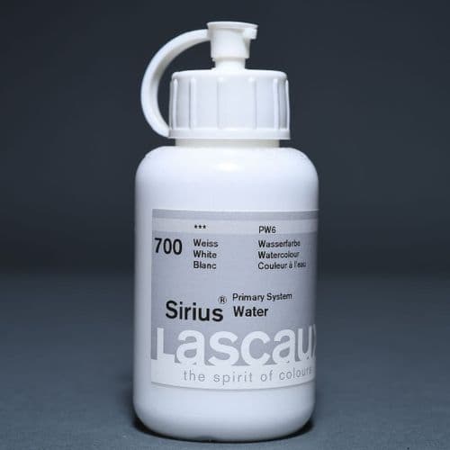 700 White Lascaux Sirius Acrylic Watercolour 85ml