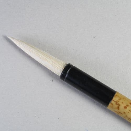 710210-3 Chinese Calligraphy Brush Size 3, Soft Goat Round Artist Brush