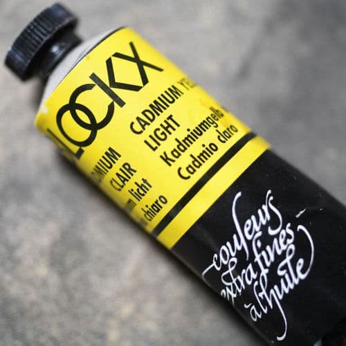 713 Cadmium Yellow Light Blockx Oil Colour, 35ml tube.