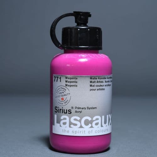 771 Magenta Lascaux Sirius Acrylic 85ml plastic container