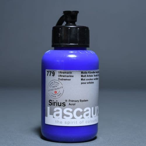 779 Ultramarine Lascaux Sirius Acrylic , 85ml bottle